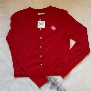American Eagle Outfitters Red Women's Cardigan